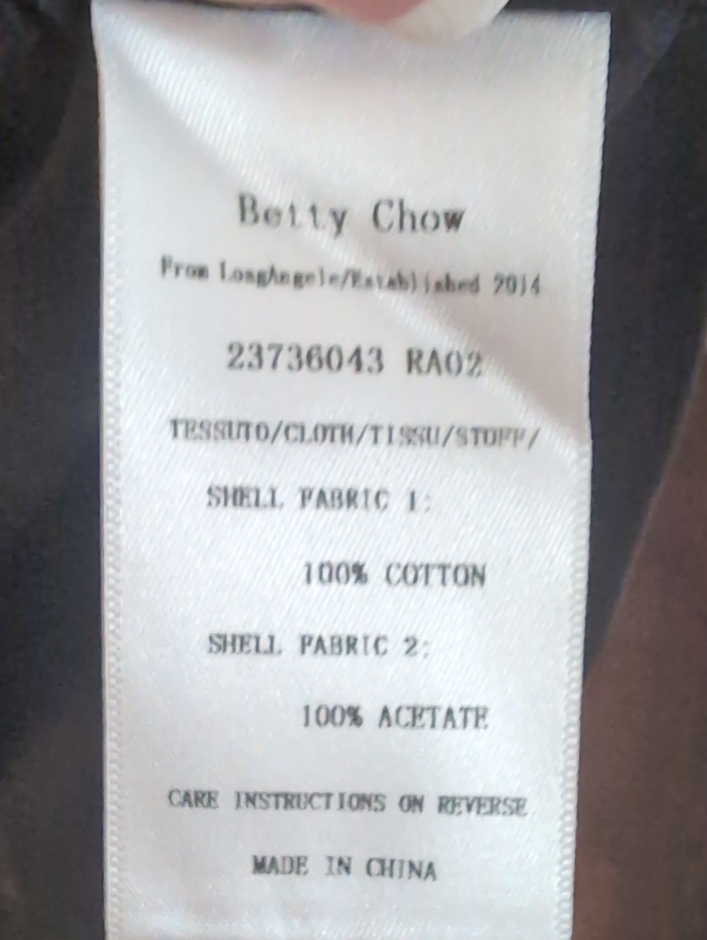 Betty Chow Black Short-Sleeve T-Shirt with Lace Slip Hem Dress..Size Large - Picture 7 of 7
